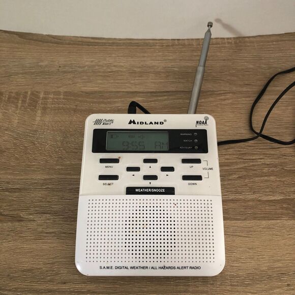 Midland Weather Alert Radio WR-100 Emergency NOAA All Hazards Radio Tested - Picture 3 of 5